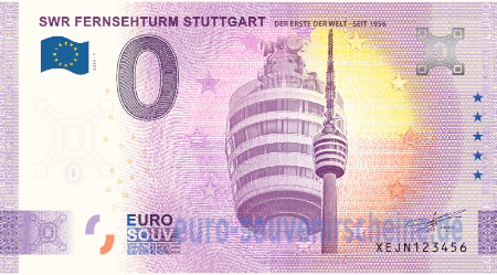 XEJN-2024-1 SWR FERNSEHTURM STUTTGART  DER ERSTE DER WELT - SEIT 1956