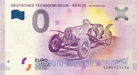 XEMV-2019-3 DEUTSCHES TECHNIKMUSEUM - BERLIN NAG RENNWAGEN
