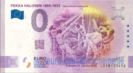 LECB-2023-4 PEKKA HALONEN 1865-1933 TIENRAIVAAJIA KARJALASSA
