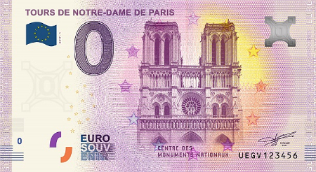 UEGV-2018-1 TOURS DE NOTRE-DAME DE PARIS CENTRE DES MONUMENTS NATIONAUX
