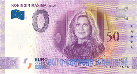 PEBJ-2021-1 KONINGIN MÁXIMA  50 JAAR